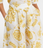 Eres Chandra embroidered cotton-blend Bermuda shorts