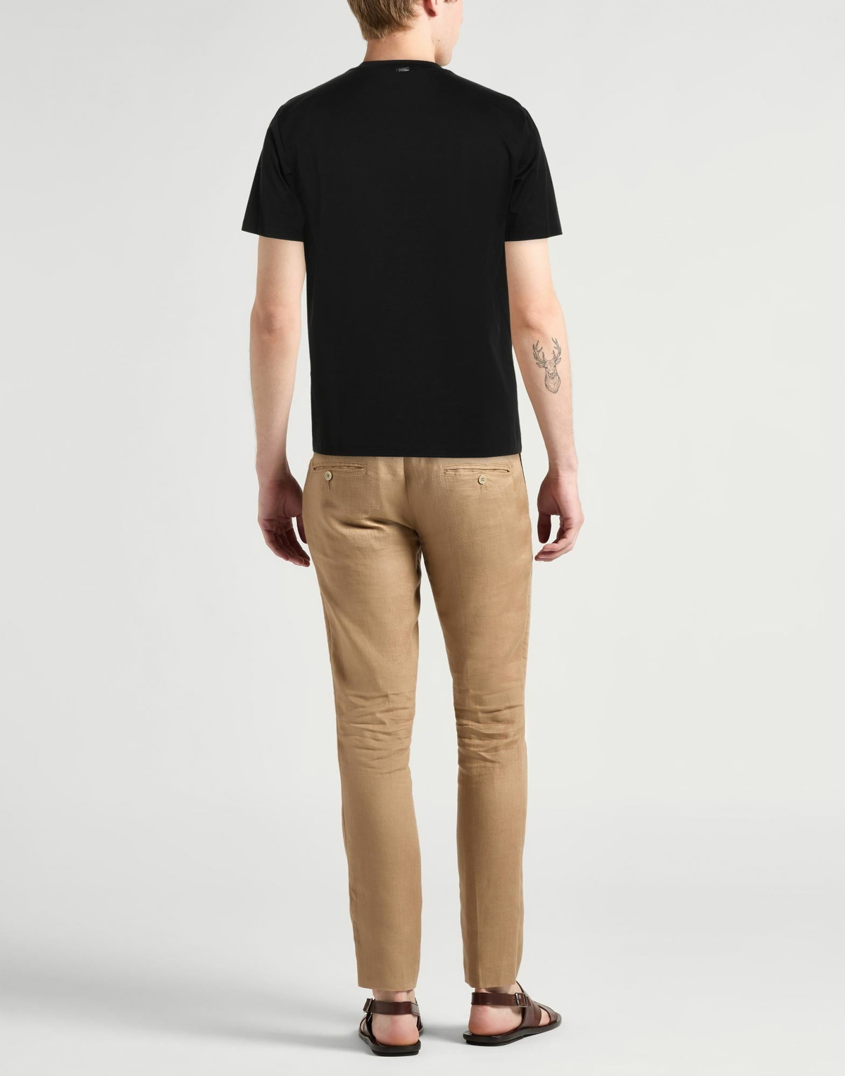 Herno Mens T-shirt in Black