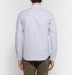 NN07 - Sixten Slim-Fit Button-Down Collar Striped Cotton Oxford Shirt - Men - Blue