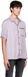 Ksubi Purple Downtown Resort Shirt