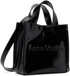 Acne Studios Black Mini Logo Tote