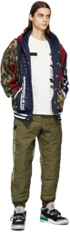 AAPE by A Bathing Ape Multicolor Camo Stripe Hoodie