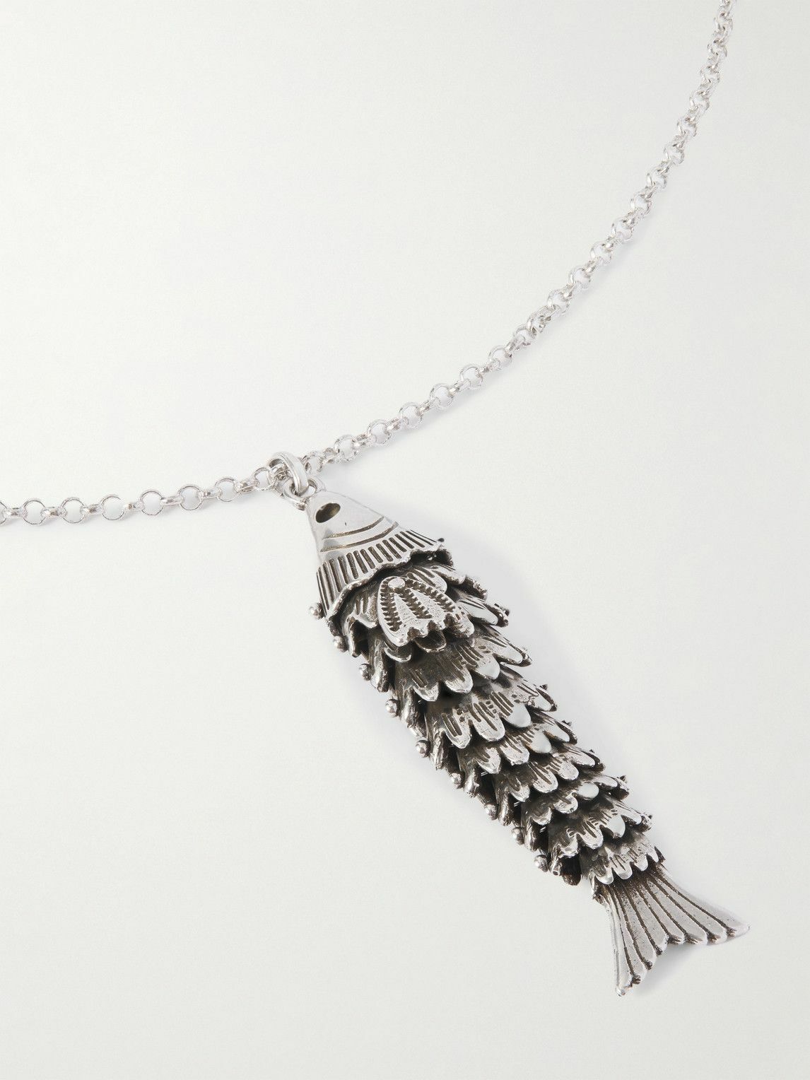Marant - Silver-Tone Pendant Necklace