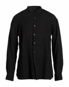 120% Lino Mens Shirt in Black