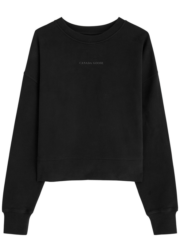Photo: Canada Goose Muskoka Logo Cotton Sweatshirt Black