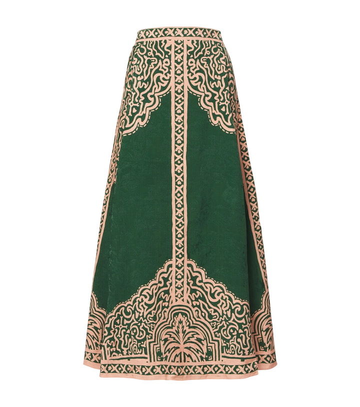 Photo: Johanna Ortiz Printed maxi skirt