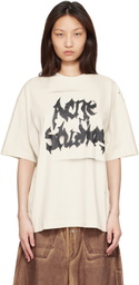 Acne Studios Off-White Gothic Logo T-shirt