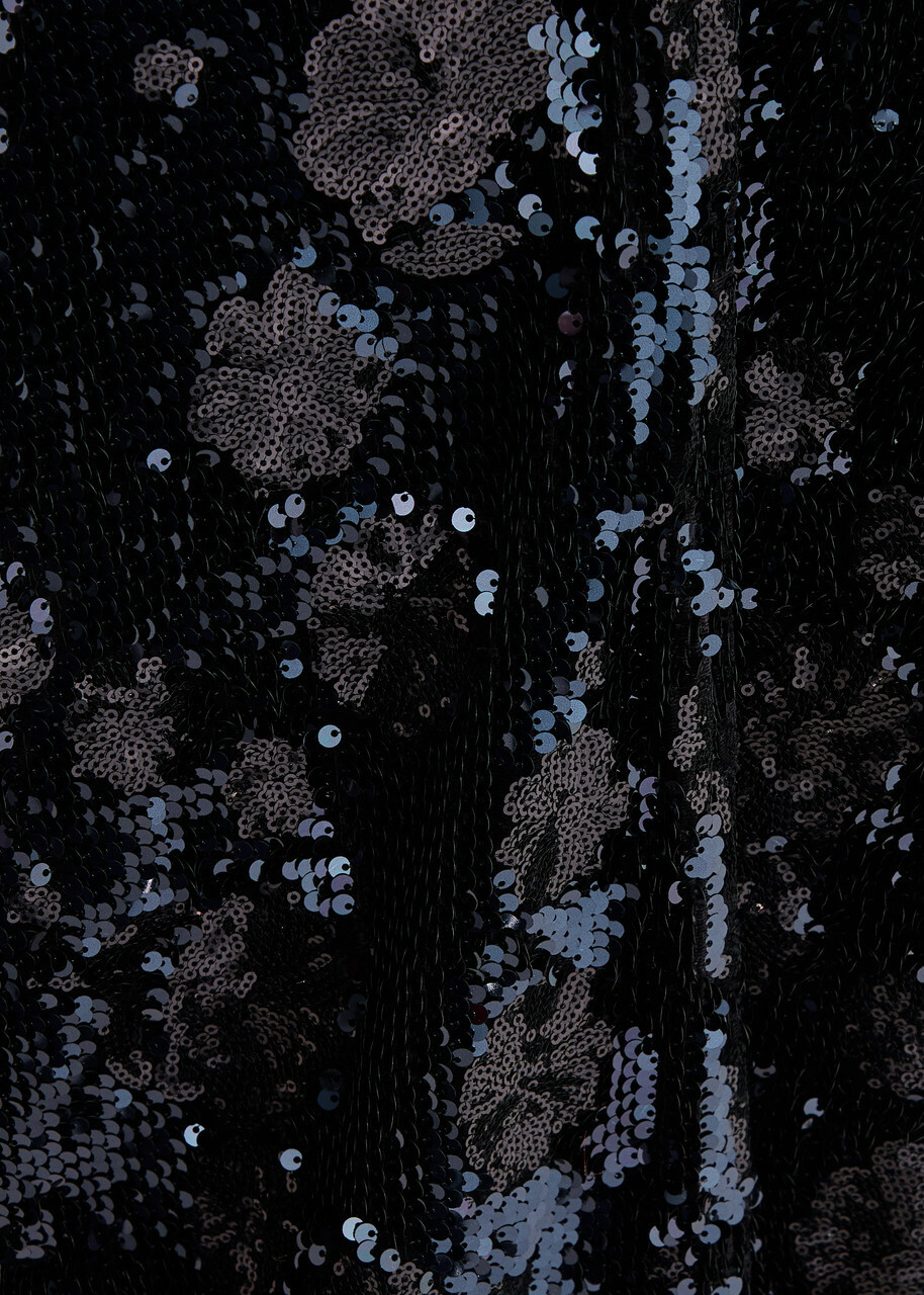 Dorothee Schumacher Shimmering Attraction Sequin-embellished Trousers Navy