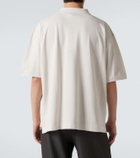 Acne Studios Distressed logo cotton polo shirt