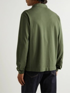 Boglioli - Garment-Dyed Cotton-Piqué Polo Shirt - Green