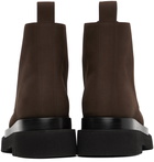 Bottega Veneta Brown Lace-Up Boots