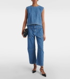 Velvet Loren denim top