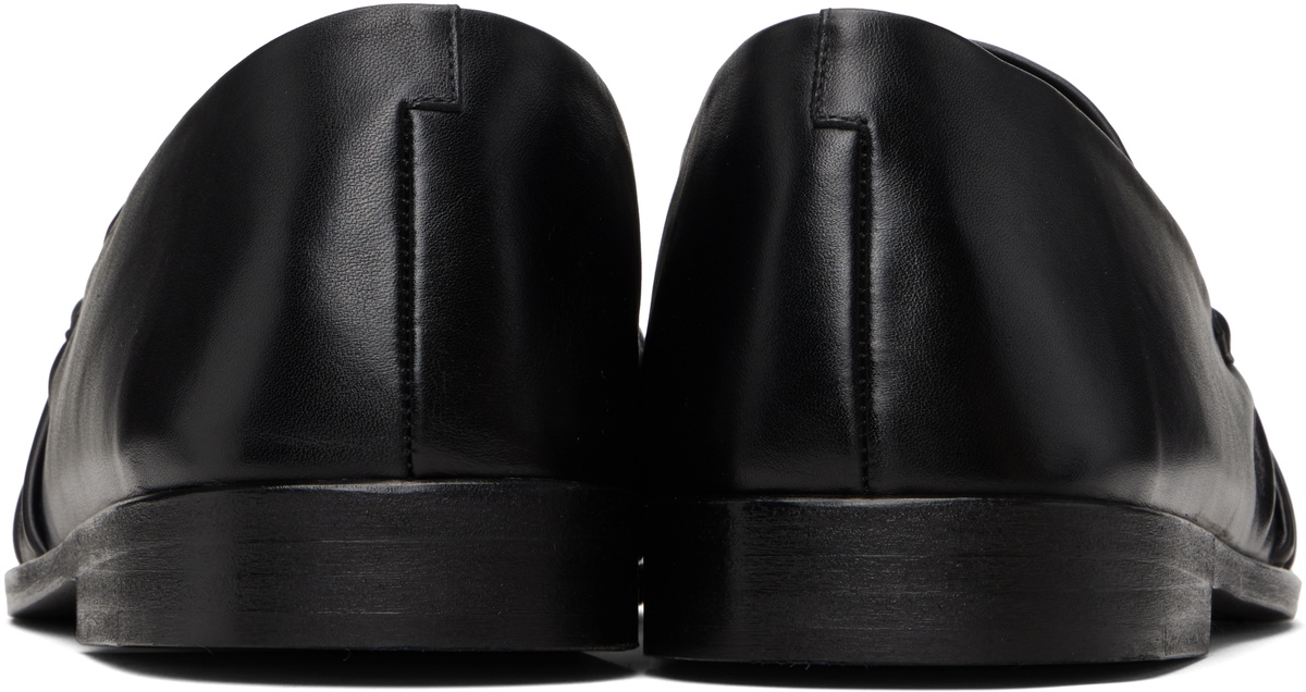 Marsèll Black Leather Loafers