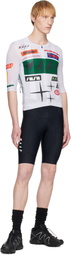 MAAP Black & White Team Bib Evo Shorts