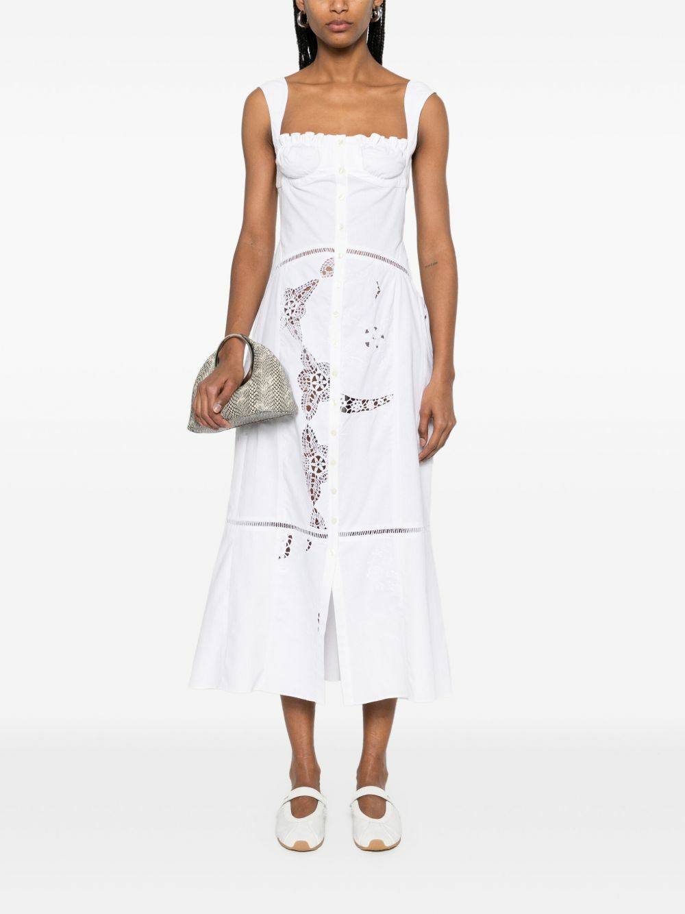 maxi dress with drop waist Jacinda Wood Stains:Salem pastoral style Princess Peach Brawl Dress
