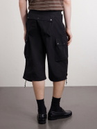 Needles - Field Straight-Leg Cotton-Ripstop Shorts - Black