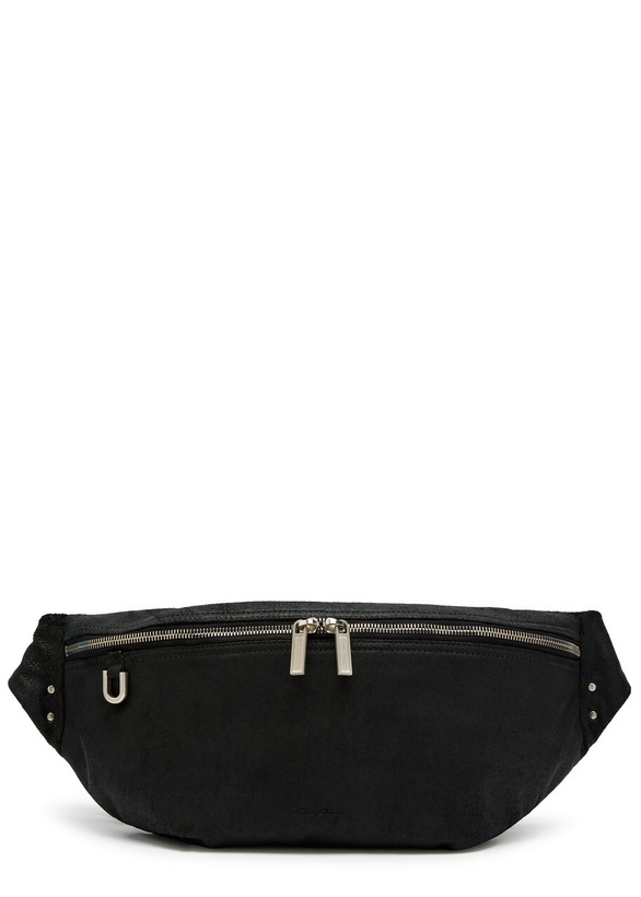 Photo: Rick Owens Leather Bumbag - Black - One Size