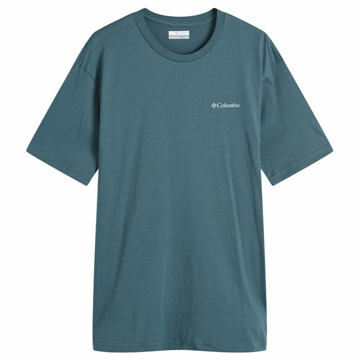 Photo: Columbia Men's North Cascades™ Short Sleeve T-Shirt in Everblue