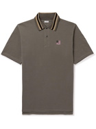 Loewe - Logo-Embroidered Cotton-Piqué Polo Shirt - Brown