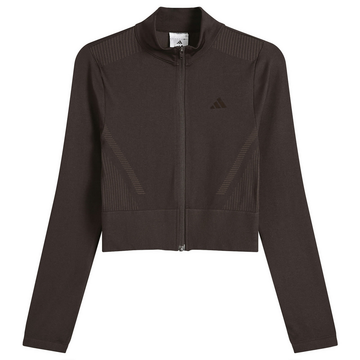 Adidas Women's x Jeremy Scott Mono Crop Track Top in Black adidas