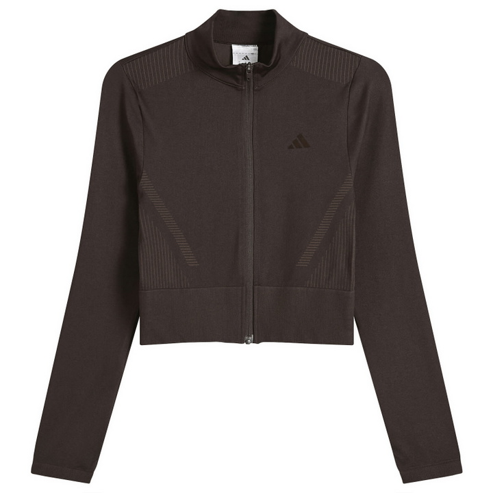 Photo: Adidas Women's Knit Jacket in Aurora Coffee