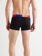 CALVIN KLEIN UNDERWEAR - The Pride Edit Stretch-Cotton Boxer Briefs - Black