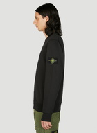 Stone Island - Compass Patch Sweatshirt in Black