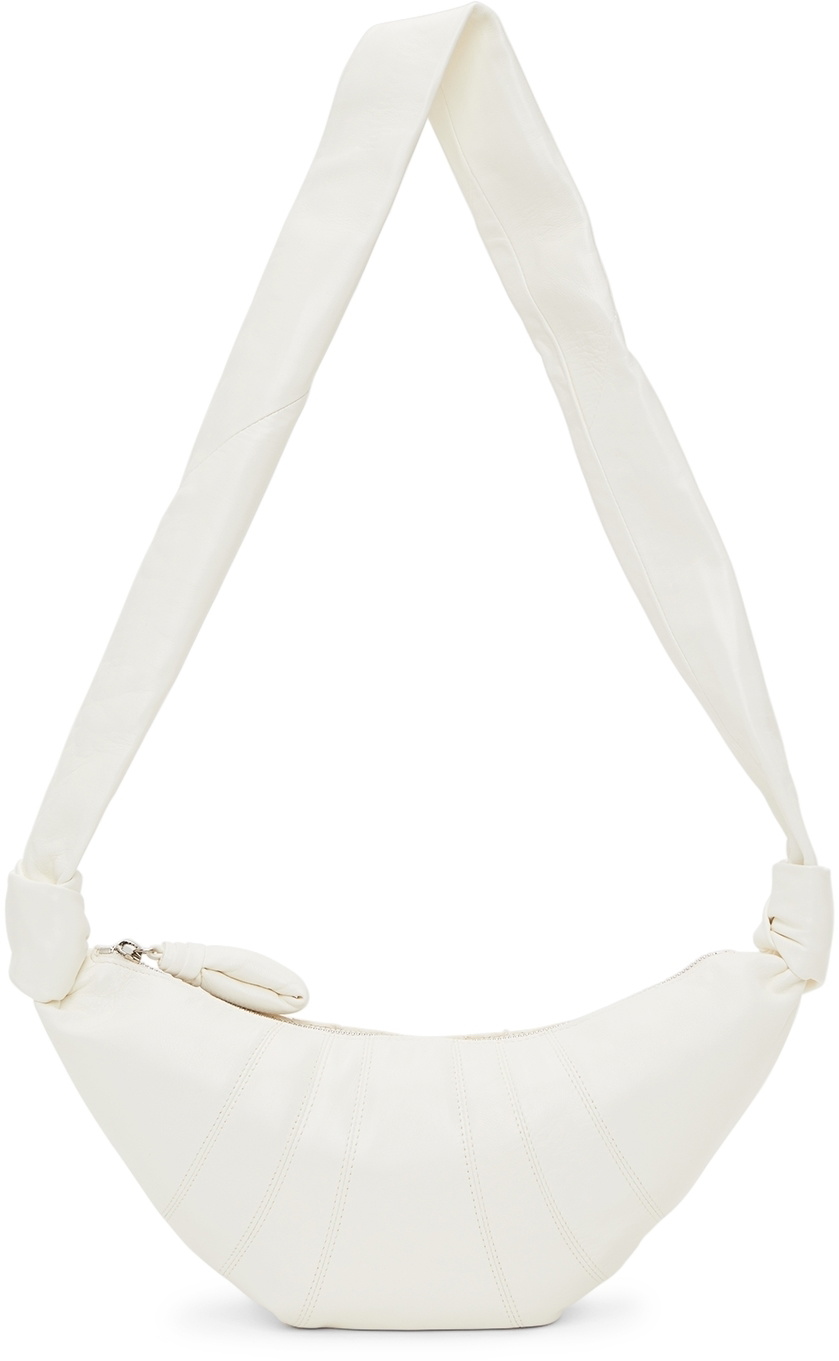 Lemaire small croissant bag　ホワイト LEMAIRE White Small Croissant Bag Lemaire