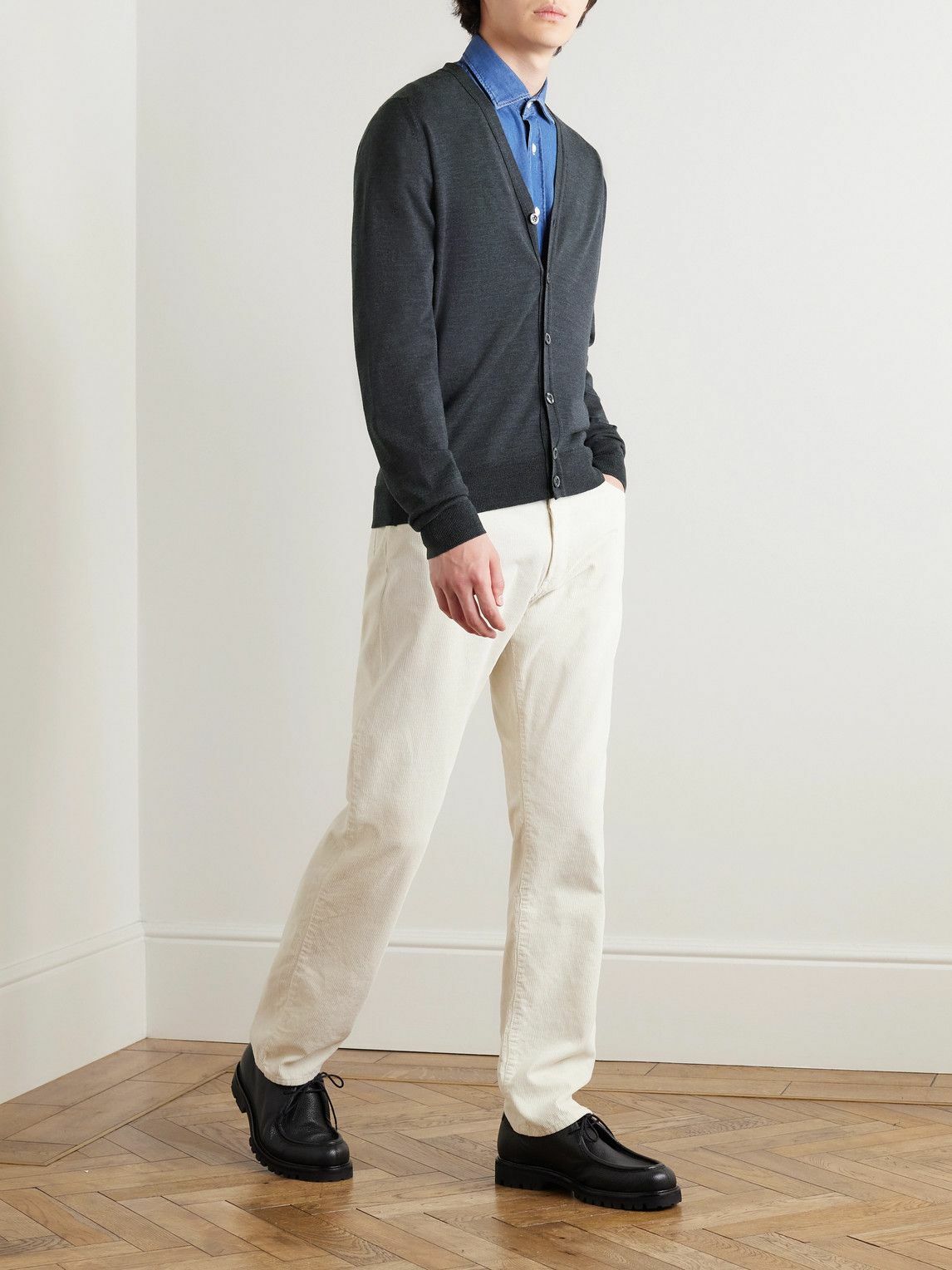 トップス JOHN SMEDLEY BURLEY STANDARD FIT 24G JOHN SMEDLEY ジョンスメドレー カーディガン BURLEY エクストラ