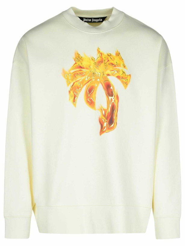 Photo: Palm Angels Burning Palm Crewneck Sweatshirt