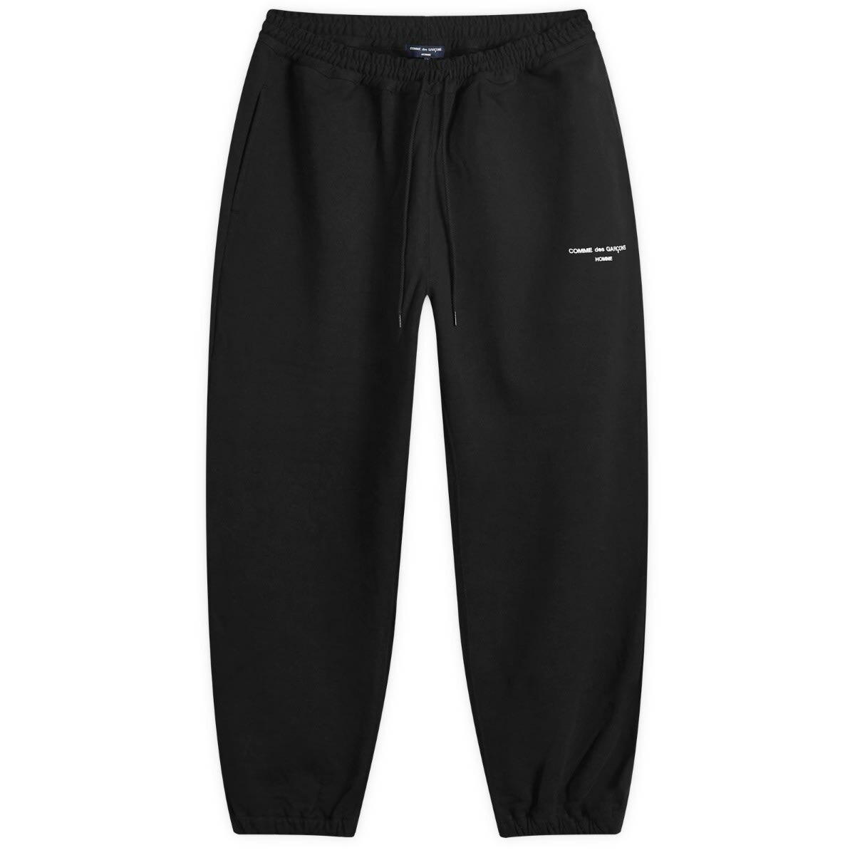 Comme des Garçons Homme Men's Logo Sweatpants in Black