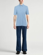 Brunello Cucinelli Mens Polo shirt Sky in Blue