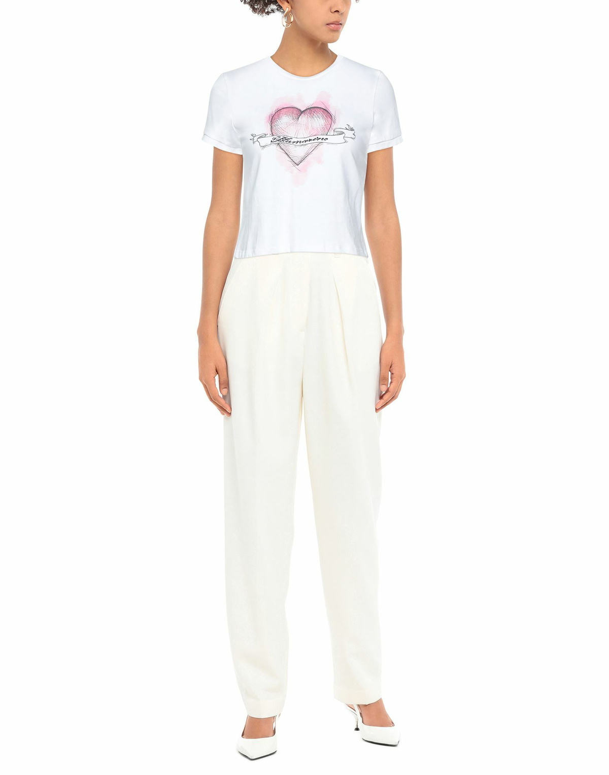 Blumarine Womens T-shirt in White