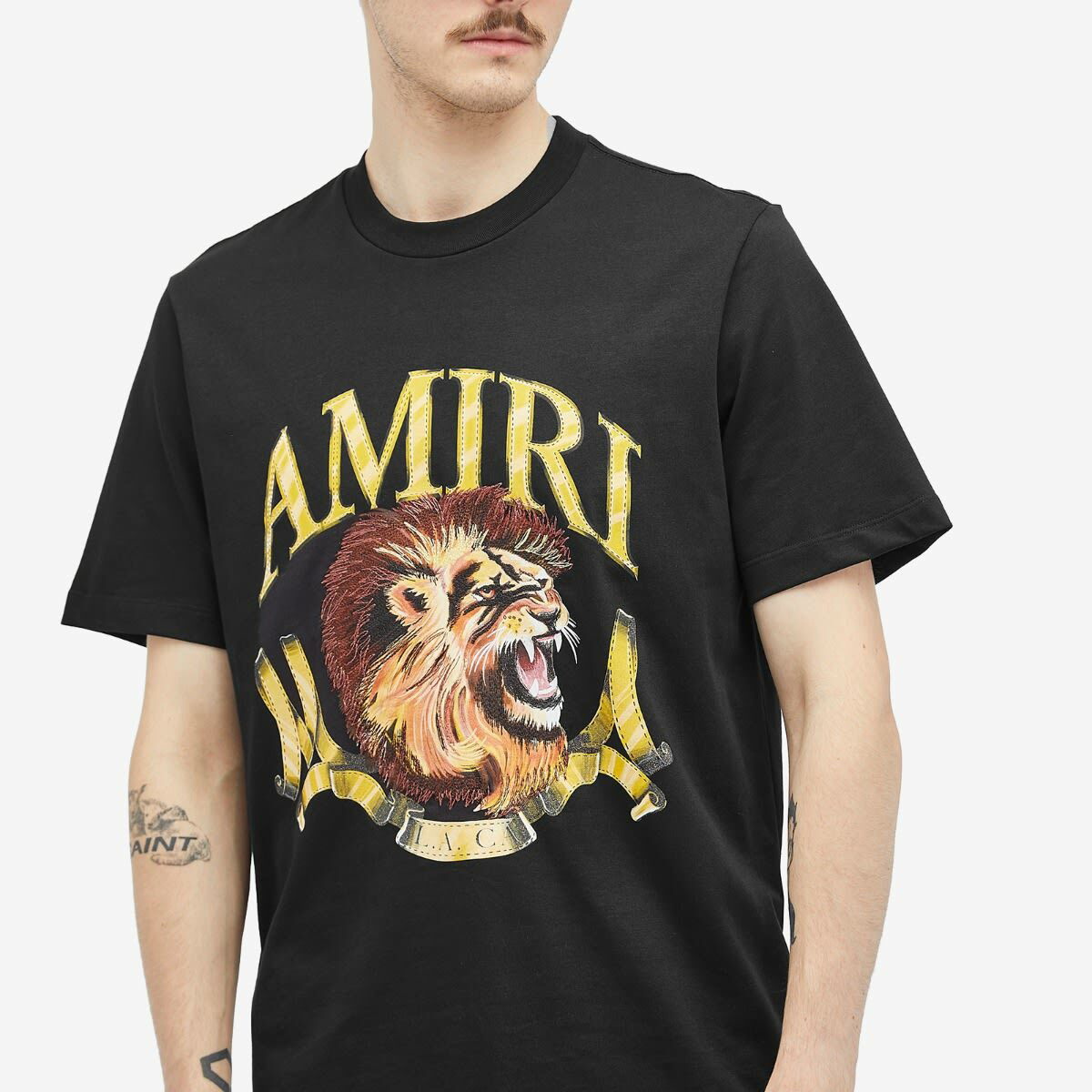 AMIRI Men's Lion T-Shirt in Black Amiri AMIRI Men's Lion T-Shirt in Black Amiri
