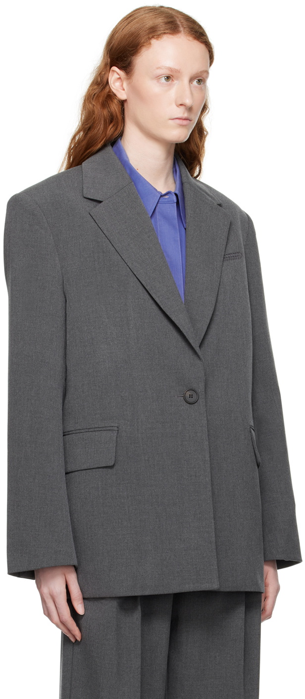 CAMILLA AND MARC Gray Orla Blazer