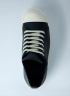 Rick Owens Leather Low-Top Sneakers
