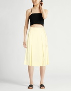 Peserico Womens Midi skirt in Yellow
