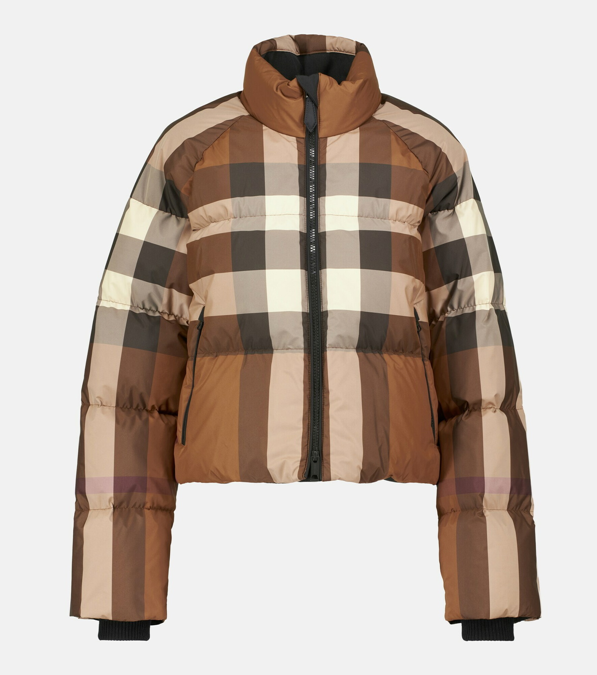 Burberry - Checked down cropped jacket Burberry