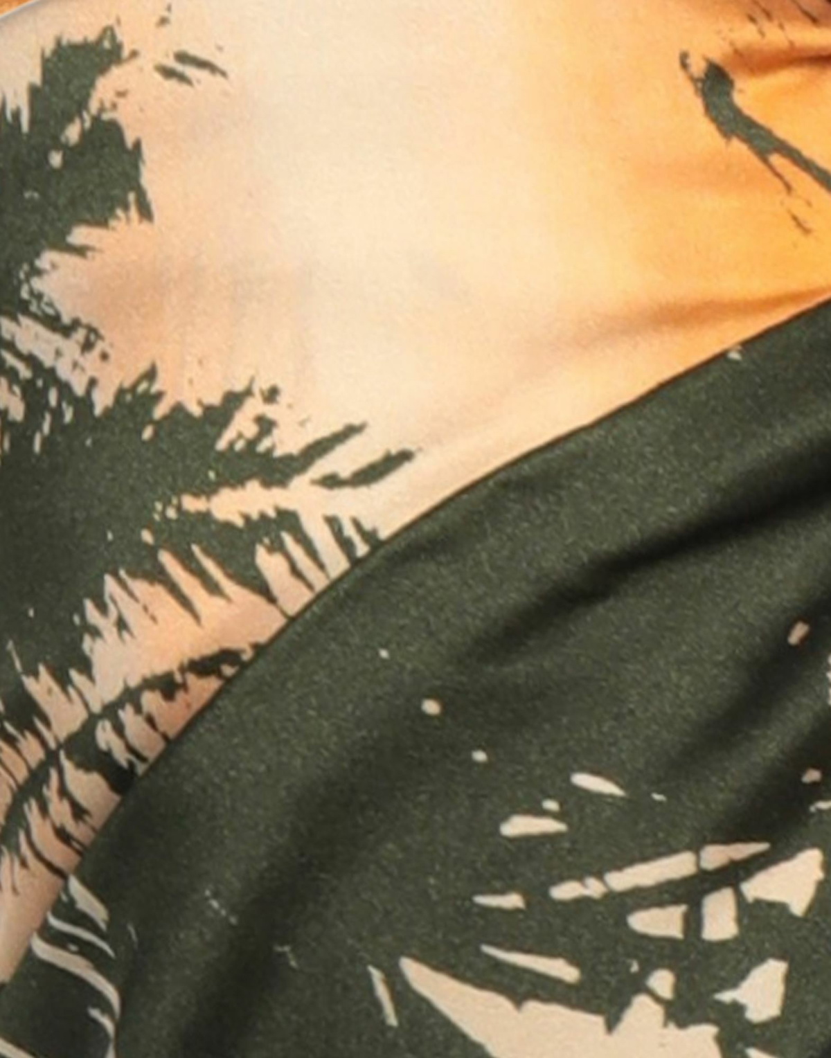 Laneus Womens Top Dark in Green