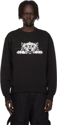 Kenzo Black Kenzo Paris 'KENZO Happy Tiger' Embroidered Sweatshirt