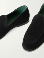 VINNY's - Marcel Suede Loafers - Black
