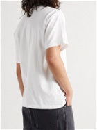 Stray Rats - Logo-Print Cotton-Jersey T-Shirt - White