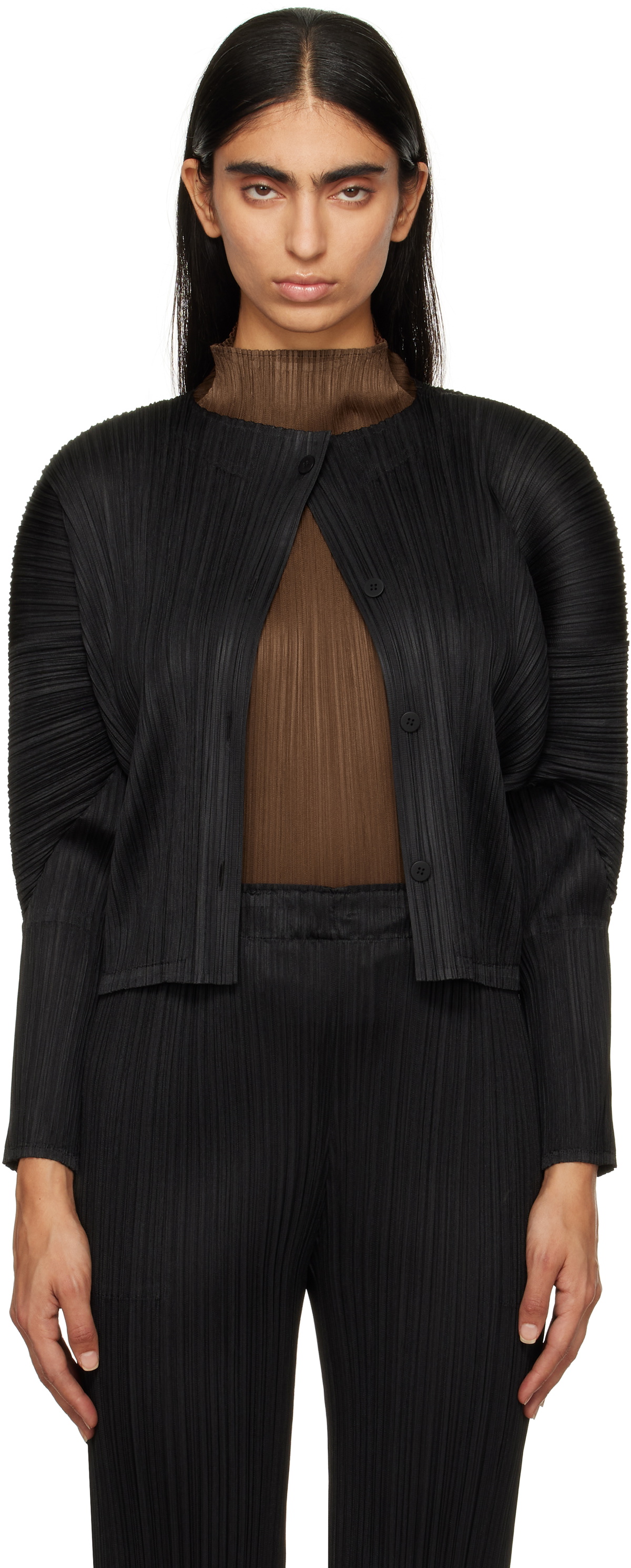 PLEATS PLEASE ISSEY MIYAKE Black Monthly Colors October