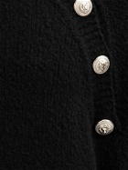 BALMAIN - Buttoned Raglan Cashmere Sweater