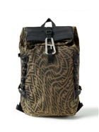 Fendi - FERRINO Ripstop-Trimmed Logo-Jacquard Canvas Backpack