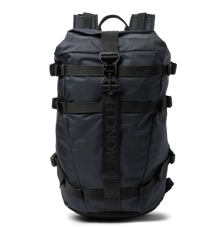 Photo: Moncler - Argens Nylon-Ripstop Backpack - Black