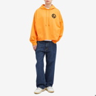 Acne Studios Men's Fester Logogram Hoodie in Sharp Orange