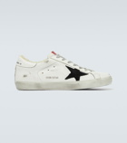 Golden Goose - Super-Star shearling-lined leather sneakers