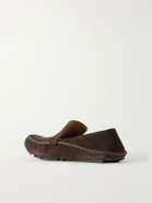 LOEWE - Rambla Suede Driving Loafers - Brown
