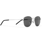 Saint Laurent - Round-Frame Silver-Tone Sunglasses - Silver